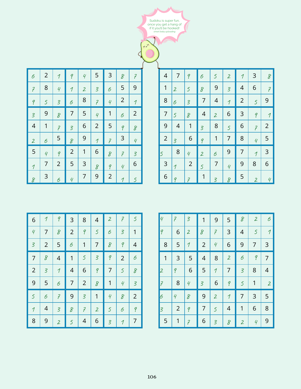 Sudoku solutions page 2